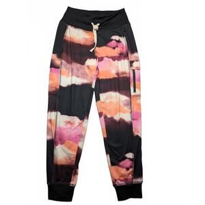 Alpine Design Watercolor Jogger Leggings Zip Pocket Yoga Athleisure Womens XS